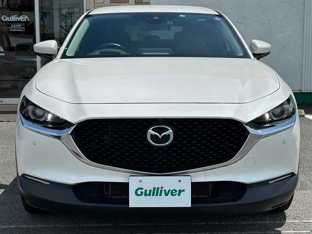 マツダ ＣＸ－３０ 20S Lパッケージ 徳島県 2019(令1)年 2.9万km スノーフレイクホワイトパールマイカ 純正ナビ/（AM/FM/BT/TV/HDMI）/全周囲カメラ/前後コーナーセンサー/ETC/LEDヘッドライト/前後ドライブレコーダー/前席シートヒーター/ステアリングヒーター/プッシュスタート/スマートキー/クルーズコントロール/オートホールド/純正フロアマット