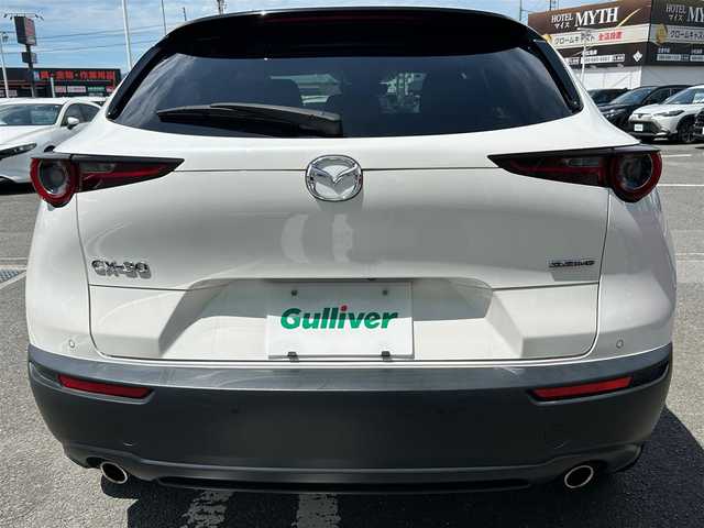 マツダ ＣＸ－３０ 20S Lパッケージ 徳島県 2019(令1)年 2.9万km スノーフレイクホワイトパールマイカ 純正ナビ/（AM/FM/BT/TV/HDMI）/全周囲カメラ/前後コーナーセンサー/ETC/LEDヘッドライト/前後ドライブレコーダー/前席シートヒーター/ステアリングヒーター/プッシュスタート/スマートキー/クルーズコントロール/オートホールド/純正フロアマット