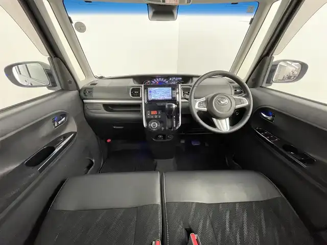 ダイハツ タント カスタム RS トップED SA Ⅲ 道央・札幌 2018(平30)年 2.2万km ナイトシャドーパープルクリスタルM ・４WD/・寒冷地仕様/・純正SDナビ/　CD/DVD/SD/BT/フルセグ/・フリップダウンモニター/・全方位カメラ/・スマートアシスト３/・レーンキープアシスト/・オートハイビーム/・リアコーナーセンサー/・プラズマクラスター/・フロントデアイサー/・両側パワースライドドア/・ハーフレザーシート/・D席シートヒーター/・キセノンヘッドライト/・フォグライト/・オートライト/・プッシュスタート/・スマートキー/・純正エンジンスターター/・純正フロアマット/・ドアバイザー