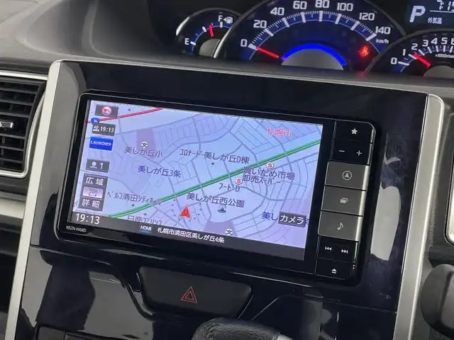 ダイハツ タント カスタム RS トップED SA Ⅲ 道央・札幌 2018(平30)年 2.2万km ナイトシャドーパープルクリスタルM ・４WD/・寒冷地仕様/・純正SDナビ/　CD/DVD/SD/BT/フルセグ/・フリップダウンモニター/・全方位カメラ/・スマートアシスト３/・レーンキープアシスト/・オートハイビーム/・リアコーナーセンサー/・プラズマクラスター/・フロントデアイサー/・両側パワースライドドア/・ハーフレザーシート/・D席シートヒーター/・キセノンヘッドライト/・フォグライト/・オートライト/・プッシュスタート/・スマートキー/・純正エンジンスターター/・純正フロアマット/・ドアバイザー