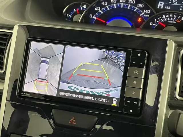 ダイハツ タント カスタム RS トップED SA Ⅲ 道央・札幌 2018(平30)年 2.2万km ナイトシャドーパープルクリスタルM ・４WD/・寒冷地仕様/・純正SDナビ/　CD/DVD/SD/BT/フルセグ/・フリップダウンモニター/・全方位カメラ/・スマートアシスト３/・レーンキープアシスト/・オートハイビーム/・リアコーナーセンサー/・プラズマクラスター/・フロントデアイサー/・両側パワースライドドア/・ハーフレザーシート/・D席シートヒーター/・キセノンヘッドライト/・フォグライト/・オートライト/・プッシュスタート/・スマートキー/・純正エンジンスターター/・純正フロアマット/・ドアバイザー