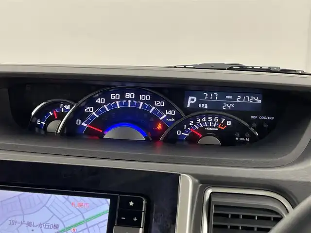 ダイハツ タント カスタム RS トップED SA Ⅲ 道央・札幌 2018(平30)年 2.2万km ナイトシャドーパープルクリスタルM ・４WD/・寒冷地仕様/・純正SDナビ/　CD/DVD/SD/BT/フルセグ/・フリップダウンモニター/・全方位カメラ/・スマートアシスト３/・レーンキープアシスト/・オートハイビーム/・リアコーナーセンサー/・プラズマクラスター/・フロントデアイサー/・両側パワースライドドア/・ハーフレザーシート/・D席シートヒーター/・キセノンヘッドライト/・フォグライト/・オートライト/・プッシュスタート/・スマートキー/・純正エンジンスターター/・純正フロアマット/・ドアバイザー