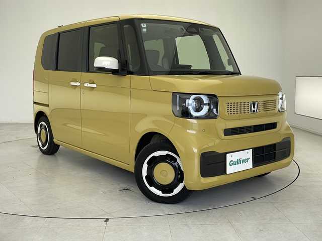 ホンダ Ｎ ＢＯＸ ファッションスタイル 千葉県 2024(令6)年 0.2万km 黄 衝突軽減ブレーキ/レーンキープアシスト/レーダークルーズコントロール　/オートマチックハイビーム/純正メモリナビ/　CD/DVD/フルセグTV/Bluetooth/バックカメラ/ETC/片側パワースライドドア/LEDヘッドライト/電動格納ミラー/フロアマット