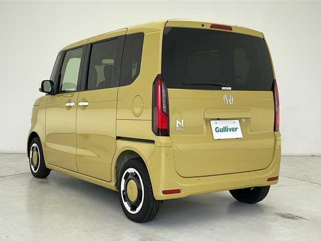 ホンダ Ｎ ＢＯＸ ファッションスタイル 千葉県 2024(令6)年 0.2万km 黄 衝突軽減ブレーキ/レーンキープアシスト/レーダークルーズコントロール　/オートマチックハイビーム/純正メモリナビ/　CD/DVD/フルセグTV/Bluetooth/バックカメラ/ETC/片側パワースライドドア/LEDヘッドライト/電動格納ミラー/フロアマット