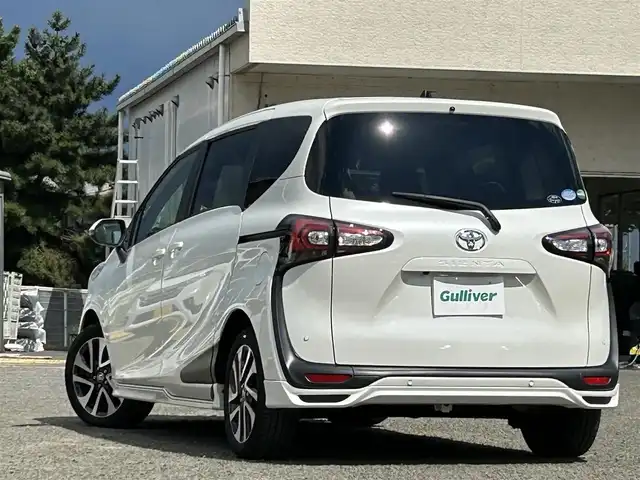 トヨタ シエンタ ファンベースG 宮城県 2018(平30)年 7.8万km ホワイトパールクリスタルシャイン 社外ナビ/ＴＲＤフルエアロ/スマートキー×２/スペアタイヤ/純正フロアマット/社外ドラレコ前後/フルセグＴＶ/ＤＶＤ再生機能有/オートライト/アラウンドビューモニター/両側パワースライドドア/プリクラッシュセーフティ/レーンキープアシスト/アイドリングストップ/横滑り防止装置