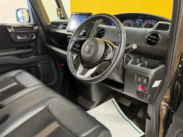 ホンダ Ｎ ＢＯＸ カスタム G L ターボ ホンダセンシング 群馬県 2018(平30)年 3.5万km プレミアムグラマラスブロンズP ホンダセンシング/純正8インチSDナビ/　　CD/DVD/BT/フルセグ/MSV/　　USB/iPod/AUX/AppleCarPlay/バックカメラ/両側パワースライドドア/レーダークルーズコントロール/LEDオートライト/オートハイビーム/ハーフレザーシート/純正15インチAW/ドライブレコーダー/レーンアシスト/パドルシフト/ステアリングスイッチ/オートリトラクタブルミラー/横滑り防止装置/サイド・カーテンエアバッグ/スマートキー/ビルトインETC
