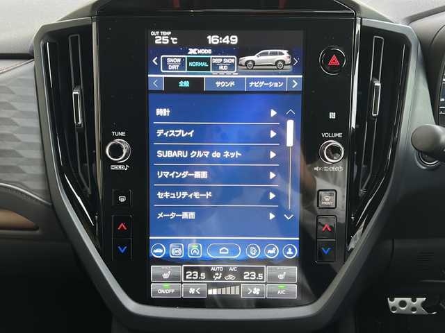 スバル フォレスター スポーツ EX 神奈川県 2025(令7)年 0.2万km クリスタルホワイトP 登録時1707km/ワンオーナー/ハーマンカードンサウンドシステム/11.6インチディスプレイ＋ナビゲーション/(USB/BT/フルセグTV/アップルカープレイ/アンドロイドオート)/全方位カメラ/アイサイト/レーダークルーズコントロール/パドルシフト/ハーフレザーシート/D/N席パワーシート(D席メモリー機能付)/D/N席シートヒーター/ステアリングヒーター/パワーバックドア/ルーフレール/置くだけ充電/デジタルインナーミラー/ビルトインETC2.0/前後ドライブレコーダー/スペアキー×1/保証書/取扱説明書