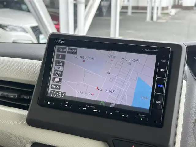 ホンダ Ｎ ＢＯＸ G EX ホンダセンシング 静岡県 2017(平29)年 7.4万km クリスタルブラックパール 純正8インチナビ/（DVD/SD/Bluetooth/HDMI）/ホンダセンシング/フルセグTV/片側電動スライド/純正LEDヘッドライト/バックカメラ/ETC車載器/追従クルコン/プッシュスタート/スマートキー