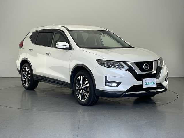 日産 エクストレイル 20Xi 長野県 2018(平30)年 5.4万km ブリリアントホワイトパール 社外ナビ　（CN-RA04WD　パナソニック製）/全方位カメラ　/フルセグＴＶ　/ＣＤ　ＤＶＤ　ＢＴ　/プロパイロット　/衝突軽減システム　/電動リアゲート　/コーナーセンサー　/ＥＴＣ　/電動パーキング　/オートホールド　/ＬＥＤヘッドライト　/オートマチックハイビーム/プッシュスタート/スマートキー/アイドリングストップ/スペアキー/保証書/取扱説明書