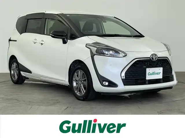 トヨタ シエンタ G セーフティエディションⅡ 大分県 2021(令3)年 4万km ホワイトパールクリスタルシャイン ガソリン/FF/インパネCVT/純正 7インチナビ NSZT-W68T/（AM/FM/CD/DVD/TV/SD/SDREC/Bluetooth）/バックガイドモニター*1/両側パワースライドドア/ドライブレコーダー 前後/ビルトイン ETC/Toyota Safety Sense/・プリクラッシュセーフティ［PCS］/・レーンディパーチャーアラート［LDA］/・オートハイビーム［AHB］/・クリアランスソナー/・パーキングサポートブレーキ［PKSB］/装備/【OP】LEDランプパッケージ/●LEDヘッドランプ＋コンライト（ライト自動点灯・消灯システム/オートカットシステム）/●LEDリヤコンビネーションランプ/ナビレディパッケージ*1（特別装備）/●ステアリングスイッチ/・6スピーカー/・オートエアコン/・USB充電ジャック/・プッシュスタート/・【OP】純正15inAW/・保/取/ナビ取/レー探取/・予備スマートキーx1/*1はセットでメーカーOP。