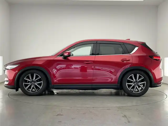 マツダ ＣＸ－５ XD Lパッケージ 愛知県 2017(平29)年 8.4万km ソウルレッドクリスタルM 純正ナビ　フルセグＴＶ　Ｂｌｕｅｔｏｏｔｈ　白革　サンルーフ　ＢＯＳＥサウンド　電動リアゲート　衝突軽減　追従クルコン　ＢＳＭ　ＨＵＤ　シートヒーター　ハンドルヒーター　衝突軽減　追従クルコン　TVキャン　バックカメラ　サイドカメラ　電動パーキング　TEIN車高調（純正積込）　禁煙車
