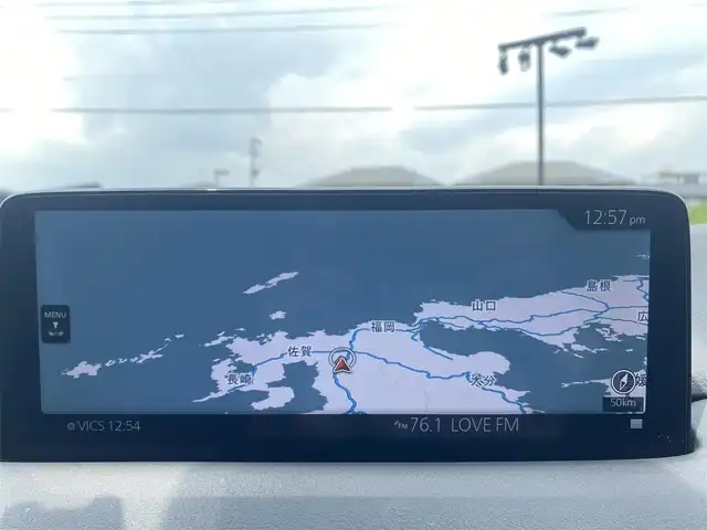 マツダ ＣＸ－５ 25T エクスクルーシブモード 福岡県 2021(令3)年 1.2万km ポリメタルグレーM ・1オーナー/・レーダークルーズコントロール/・純正メモリーナビ/USB/Bluetooth/AppleCarPlay/・全方位カメラ/・茶革シート/シートヒーター/・前後ドライブレコーダー/・フルセグ/・社外ETC/・純正19AW/・プッシュスタート/・パーキングアシスト/・スマートキー/・スペアキー/・フルフラットシート/・パワーシート/・レーンキープアシスト/・オートライト/・LEDライト/・パドルシフト/・保証書/・取扱説明書/・記録簿