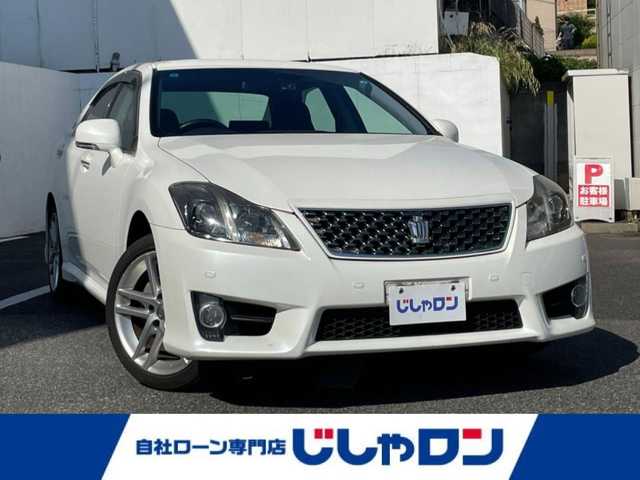 トヨタ クラウン アスリート 千葉県 2011(平23)年 11.9万km ホワイトパールクリスタルシャイン (株)IDOMが運営する【じしゃロン八千代店】の自社ローン専用車両になります。こちらは現金またはオートローンご利用時の価格です。自社ローンご希望の方は別途その旨お申付け下さい/純正ナビ/フルセグTV/CD/DVD/バックモニター/全席パワーシート/ETC/ドラレコ