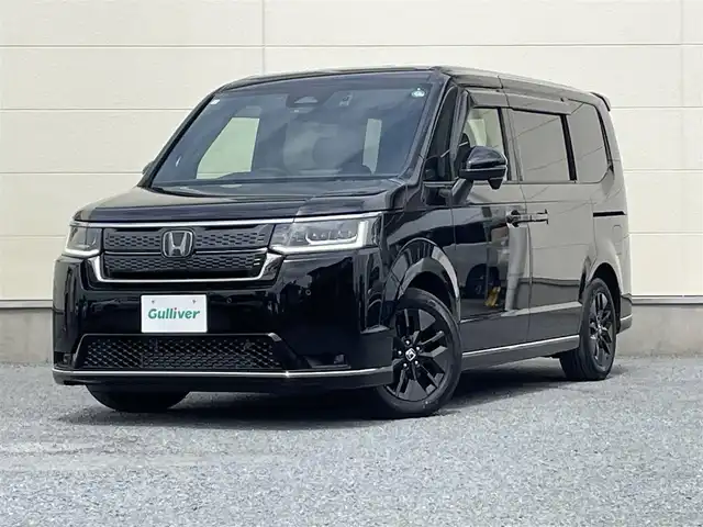ホンダ ステップワゴン スパーダ 茨城県 2024(令6)年 1.4万km クリスタルブラックパール 9型純正ナビ/【AM/FM/CD/DVD/Bluetooth/フルセグ】/ホンダセンシング/-車線逸脱警報/-レーンキープアシスト/-BSM/-踏み間違い防止/-オートクルーズコントロール/バックカメラ/両側パワースライドドア/パワーバックドア/ハーフレザーシート/シートヒーター/LEDライト/ETC/ドライブレコーダー前後