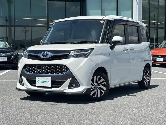 トヨタ タンク カスタムG S 奈良県 2017(平29)年 2.2万km パール ワンオーナー車　/パノラミックビューモニター /純正ナビ /TV /両側パワースライドドア /LEDヘッドライト /ナビ連動ビルトインETC /クルーズコントロール /前席シートヒーター /純正アルミホイール /コーナーセンサー/純正フロアマット