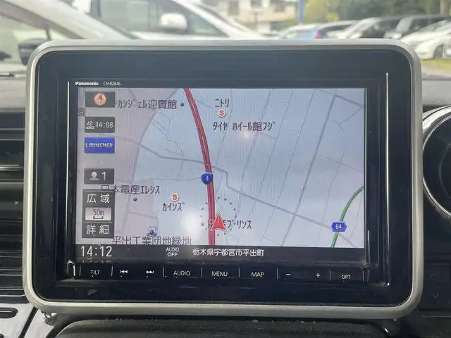 スズキ スペーシア カスタム HYBRID XS 栃木県 2018(平30)年 11.2万km フェニックスレッドパール (株)IDOMが運営する【じしゃロン宇都宮店】の自社ローン専用車両になります。こちらは現金またはオートローンご利用時の価格です。自社ローンご希望の方は別途その旨お申付け下さい/純正ナビ/アラウンドビューモニター/両側パワースライドドア/フルセグ/Ｂｌｕｅｔｏｏｔｈ/ハーフレザーシート/シートヒーター/衝突軽減ブレーキ/スマートキー/スペアキー/アイドリングストップ