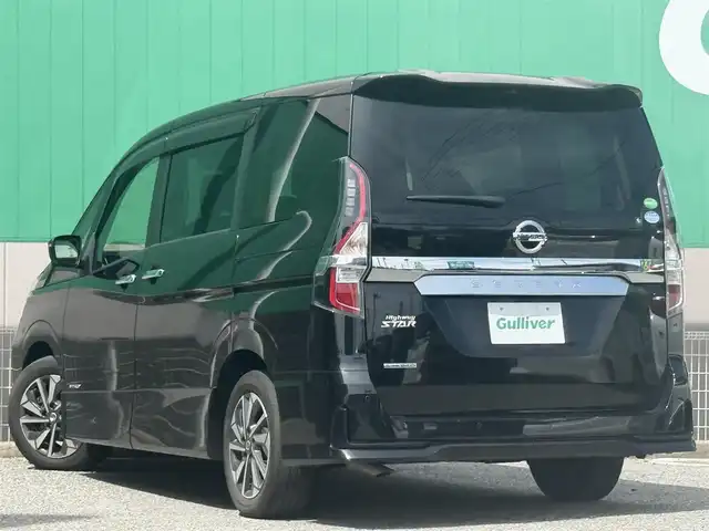 日産 セレナ ハイウェイスター V 千葉県 2020(令2)年 3.9万km ダイヤモンドブラック 純正SDナビ（AM/FM/CD/DVD/Bluetooth）/フルセグTV/インテリジェントルームミラー/アラウンドビューモニター/ブラインドスポットモニター/エマージェンシーブレーキ/プロパイロット/両側パワースライドドア/前後ドライブレコーダー/純正アルミホイール/純正フロアマット/LEDヘッドライト