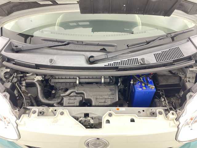 ダイハツ ムーヴ キャンバス X メイクアップ リミテッド SAⅢ 愛知県 2019(令1)年 4.7万km パールホワイトⅢ/ファインミントメタリック 2トーン 禁煙車/純正7インチナビ/（AM/FM/フルセグTV/Bluetooth/CD/DVD）/全方位カメラ/スマートアシストIII/・衝突軽減ブレーキ/・レーンキープアシスト/・オートマチックハイビーム/・誤発進抑制機能/ETC/両側パワースライドドア/アイドリングストップ/オートライト/フロントフォグランプ/プッシュスタート/スマートキー/純正フロアマット/電動格納ミラー/純正ホイールキャップ/ドアバイザー/ベンチシート