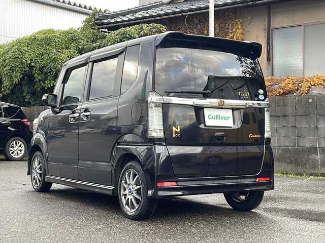 ホンダ Ｎ ＢＯＸ カスタム SSパッケージ 福井県 2014(平26)年 11.4万km プレミアムゴールドパープルパール ワンオーナー/純正8インチナビゲーション/（CD/DVD/BT）/フルセグテレビ/バックカメラ/ナビ装着スペシャルパッケージ/あんしんパッケージ/ETC/社外14インチアルミホイール/両側電動スライドドア/HIDヘッドライト/フォグランプ/電動格納ミラー/ステアリングリモコン/オートライト/プッシュスタート/スマートキー/保証書/取扱説明書
