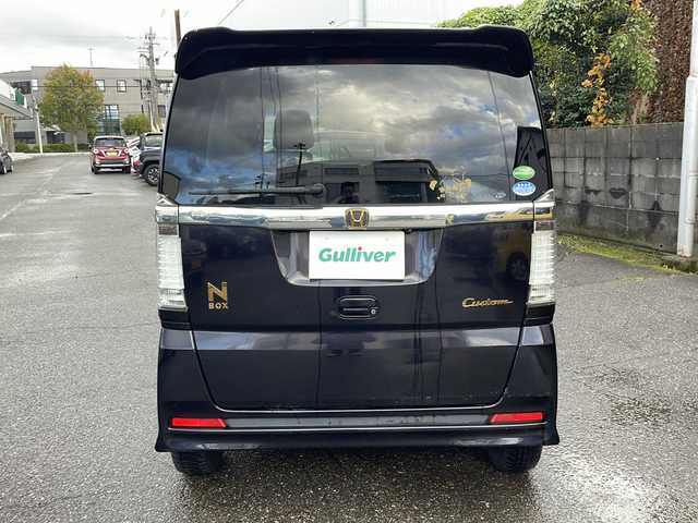 ホンダ Ｎ ＢＯＸ カスタム SSパッケージ 福井県 2014(平26)年 11.4万km プレミアムゴールドパープルパール ワンオーナー/純正8インチナビゲーション/（CD/DVD/BT）/フルセグテレビ/バックカメラ/ナビ装着スペシャルパッケージ/あんしんパッケージ/ETC/社外14インチアルミホイール/両側電動スライドドア/HIDヘッドライト/フォグランプ/電動格納ミラー/ステアリングリモコン/オートライト/プッシュスタート/スマートキー/保証書/取扱説明書