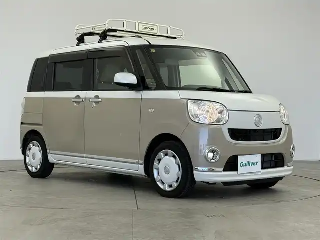 ダイハツ ムーヴ キャンバス X ブラックアクセント リミテッド SAⅢ 愛知県 2020(令2)年 2.6万km 茶 HDDナビ/パノラマモニター/両側パワースライドドア/衝突回避支援ブレーキ機能/フルセグTV/Bluetooth/CD/DVD再生/スマートキー/プッシュスタート/電動格納ミラー/オートライト