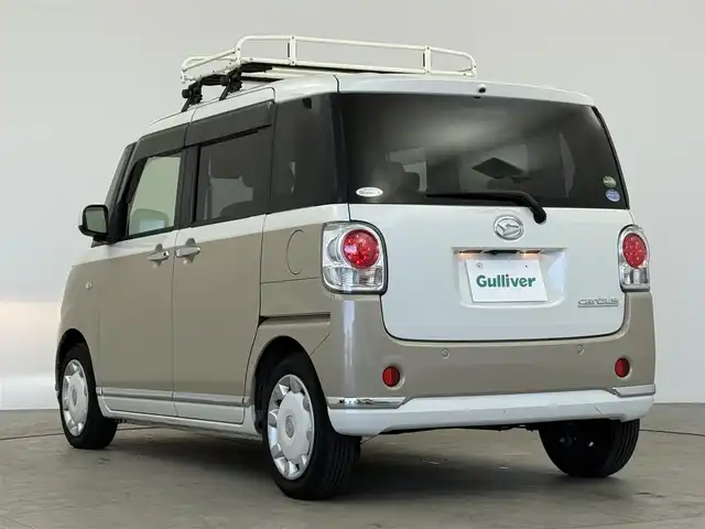 ダイハツ ムーヴ キャンバス X ブラックアクセント リミテッド SAⅢ 愛知県 2020(令2)年 2.6万km 茶 HDDナビ/パノラマモニター/両側パワースライドドア/衝突回避支援ブレーキ機能/フルセグTV/Bluetooth/CD/DVD再生/スマートキー/プッシュスタート/電動格納ミラー/オートライト