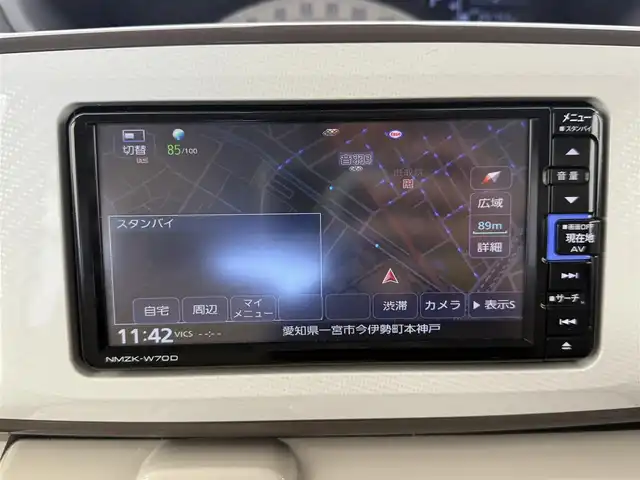 ダイハツ ムーヴ キャンバス X ブラックアクセント リミテッド SAⅢ 愛知県 2020(令2)年 2.6万km 茶 HDDナビ/パノラマモニター/両側パワースライドドア/衝突回避支援ブレーキ機能/フルセグTV/Bluetooth/CD/DVD再生/スマートキー/プッシュスタート/電動格納ミラー/オートライト