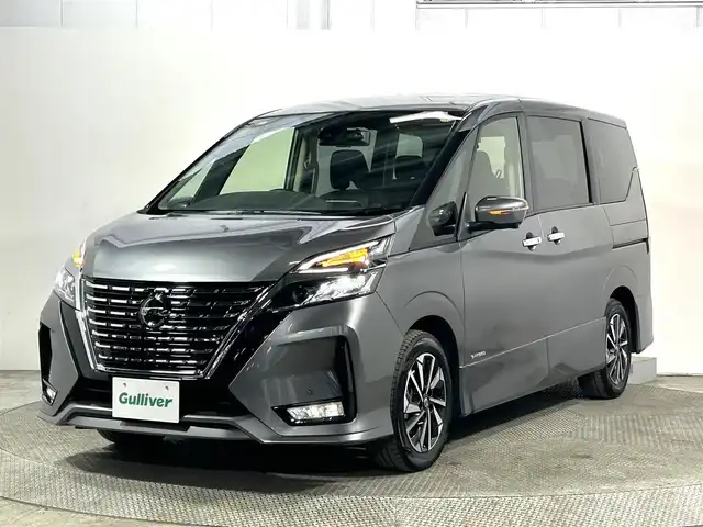日産 セレナ ハイウェイスター V 大阪府 2022(令4)年 1.2万km ダークメタルグレー プロパイロット 純正10incナビ(フルセグ/DVD再生/Blu-ray/Bluetooth) 360カメラ ETC 両側パワスラ 衝突軽減 クリアランスソナー BSM レーンアシスト オートライト
