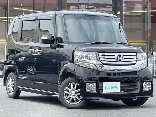 ホンダ Ｎ ＢＯＸ カスタム G 宮城県 2012(平24)年 11.4万km プレミアムゴールドパープルパール 走行距離：113476km/バックカメラ/ドアバイザー/両側パワースライド/ＴＶ/ＥＣＯＮ/オートライト/ＳＤナビ/ＳＤミュージックサーバー/ＦＭ・ＡＭ/純正フロアマット/エアロパーツ/前方コーナーセンサー