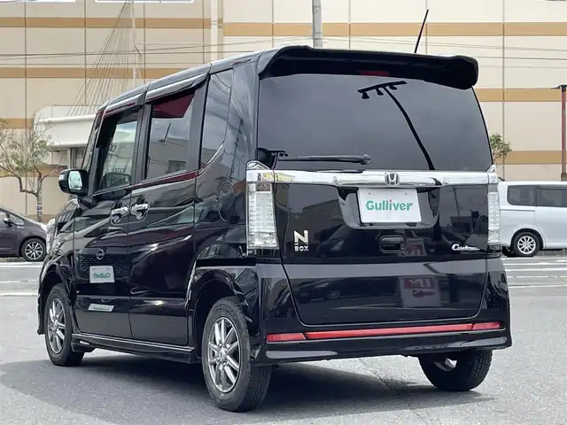 ホンダ Ｎ ＢＯＸ カスタム G 宮城県 2012(平24)年 11.4万km プレミアムゴールドパープルパール 走行距離：113476km/バックカメラ/ドアバイザー/両側パワースライド/ＴＶ/ＥＣＯＮ/オートライト/ＳＤナビ/ＳＤミュージックサーバー/ＦＭ・ＡＭ/純正フロアマット/エアロパーツ/前方コーナーセンサー