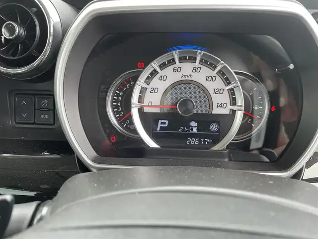 スズキ スペーシア カスタム HYBRID XS ターボ 福岡県 2020(令2)年 2.9万km ブルーイッシュブラックパール3 デュアルセンサーブレーキサポート　社外ナビ（ＭＤＶ－Ｓ７０７Ｌ）　両側パワースライドドア　パドルシフト　クルーズコントロール　純正ＡＷ　全周囲カメラ　シートヒーター　フルセグＴＶ　ハーフレザー　ＨＵＤ