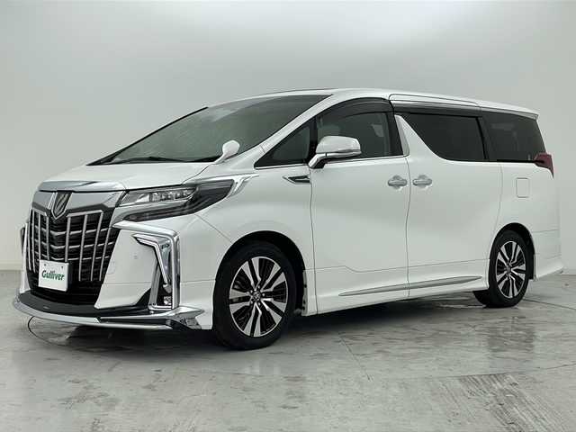 トヨタ アルファード S Cパッケージ 宮城県 2019(令1)年 3.4万km ホワイトパールクリスタルシャイン ツインムーンルーフ/モデリスタエアロ/純正フリップダウンモニター/トヨタセーフティセンス/・プリクラッシュセーフティ/・レーントレーシングアシスト/・レーダークルーズコントロール/・オートハイビーム/・ブラインドスポットモニター/デジタルインナーミラー/純正10インチディスプレイオーディオ/・CD.DVD.USB.BT/フルセグTV/バックモニター/両側パワースライドドア/電動リアゲート/レザーシート/・パワーシート（1/2列目）/・シートヒーター/エアシート（前席）/・オットマン/ドライブレコーダー/ビルトインETC2.0/横滑り防止装置/ステアリングヒーター/ステアリングスイッチ/電動パーキングブレーキ/オートホールド/純正18インチアルミホイール/純正フロアマット/後席ロールサンシェード