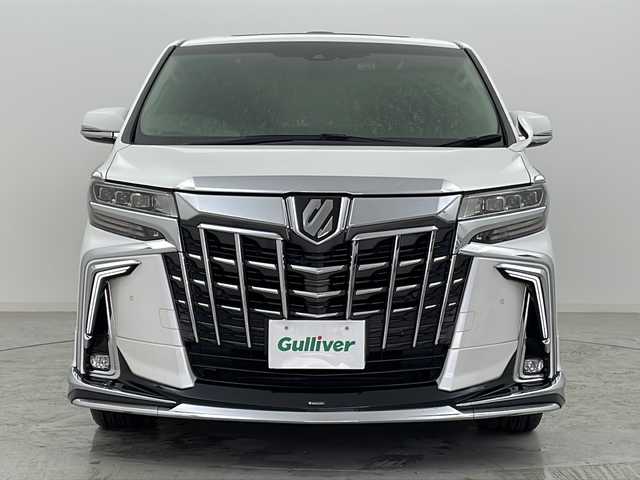 トヨタ アルファード S Cパッケージ 宮城県 2019(令1)年 3.4万km ホワイトパールクリスタルシャイン ツインムーンルーフ/モデリスタエアロ/純正フリップダウンモニター/トヨタセーフティセンス/・プリクラッシュセーフティ/・レーントレーシングアシスト/・レーダークルーズコントロール/・オートハイビーム/・ブラインドスポットモニター/デジタルインナーミラー/純正10インチディスプレイオーディオ/・CD.DVD.USB.BT/フルセグTV/バックモニター/両側パワースライドドア/電動リアゲート/レザーシート/・パワーシート（1/2列目）/・シートヒーター/エアシート（前席）/・オットマン/ドライブレコーダー/ビルトインETC2.0/横滑り防止装置/ステアリングヒーター/ステアリングスイッチ/電動パーキングブレーキ/オートホールド/純正18インチアルミホイール/純正フロアマット/後席ロールサンシェード