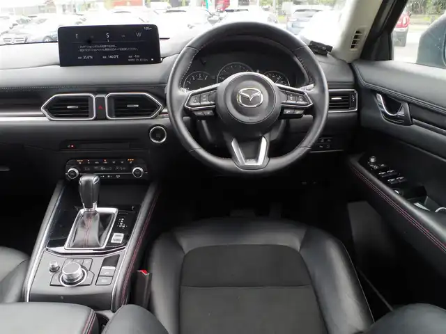 マツダ ＣＸ－５ 20S ブラックトーンED 千葉県 2023(令5)年 2.6万km ジェットブラックマイカ i-ACTIVSENSE/・スマートシティブレーキサポート/・ブラインドスポットモニタリング/・レーンキープ・アシスト・システム/・レーダークルーズコントロール/アクティブ・ドライビング・ディスプレイ/i-stop/純正SDナビ/地デジTV/【Bluetooth接続】/360°ビュー・モニター/革巻きステアリング/ステアリングスイッチ/運転席パワーシート/ハーフレザーシート/前席シートヒーター/ETC/LEDヘッドライト/ウインカーミラー/コーナーセンサー/純正19インチアルミホイル/サイド/カーテンエアバッグ/アドバンストキーレスエントリー