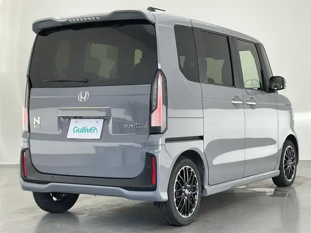 ホンダ Ｎ ＢＯＸ カスタム ターボ コーディネートS 愛知県 2023(令5)年 1.2万km グレー 純正９型ナビ　フルセグＴＶ　カープレイ対応　ＵＳＢ　ハーフレザー　シートヒーター　両側パワースライドドア　バックカメラ　コーナーセンサー　ホンダセンシング　衝突軽減　追従クルコン　ハンドル支援　禁煙車