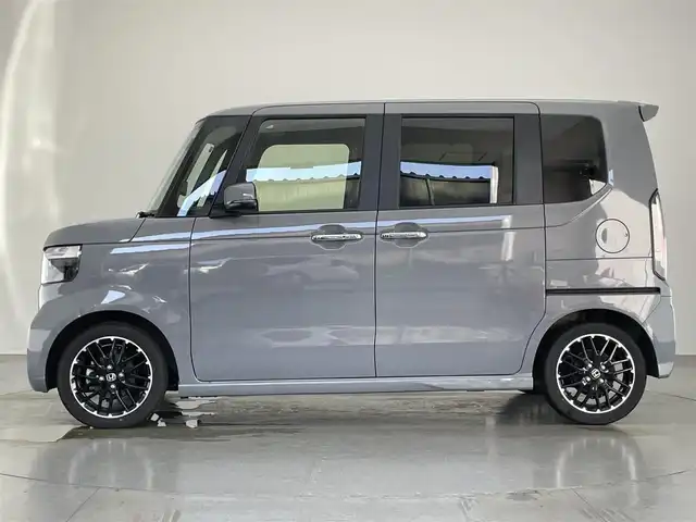 ホンダ Ｎ ＢＯＸ カスタム ターボ コーディネートS 愛知県 2023(令5)年 1.2万km グレー 純正９型ナビ　フルセグＴＶ　カープレイ対応　ＵＳＢ　ハーフレザー　シートヒーター　両側パワースライドドア　バックカメラ　コーナーセンサー　ホンダセンシング　衝突軽減　追従クルコン　ハンドル支援　禁煙車