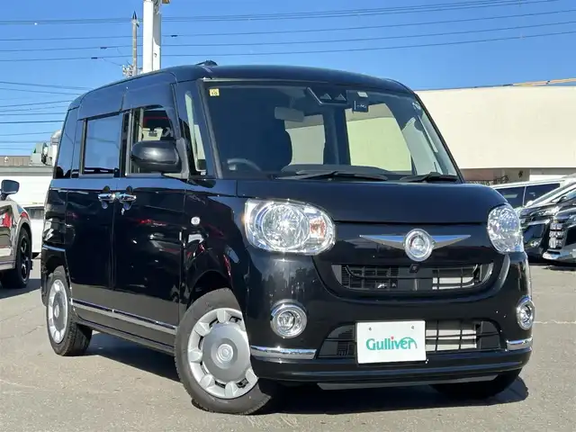 ダイハツ ムーヴ キャンバス X ブラックインテリア リミテッド SAⅢ 道東・釧路十勝 2020(令2)年 1.7万km ブラックマイカメタリック 4WD/純正ナビ/（CD/DVD/BT）/フルセグTV/全方位カメラ/バックカメラ/両側パワースライドドア/純正エンジンスターター/スマートキー/スペアキー/純正AWスタッドレスタイヤ/D席ヒートシーター/プッシュスタート/アイドリングストップ/横滑り防止装置/レーンキープアシスト/オートライト/オートハイビーム/衝突軽減システム/コーナーセンサー