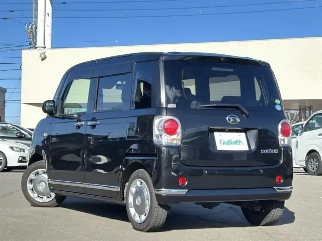 ダイハツ ムーヴ キャンバス X ブラックインテリア リミテッド SAⅢ 道東・釧路十勝 2020(令2)年 1.7万km ブラックマイカメタリック 4WD/純正ナビ/（CD/DVD/BT）/フルセグTV/全方位カメラ/バックカメラ/両側パワースライドドア/純正エンジンスターター/スマートキー/スペアキー/純正AWスタッドレスタイヤ/D席ヒートシーター/プッシュスタート/アイドリングストップ/横滑り防止装置/レーンキープアシスト/オートライト/オートハイビーム/衝突軽減システム/コーナーセンサー