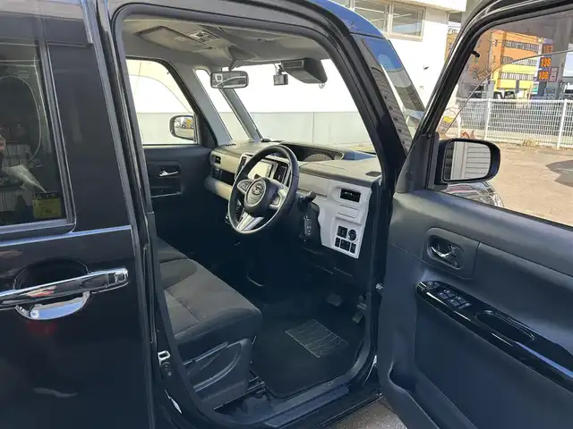 ダイハツ ムーヴ キャンバス X ブラックインテリア リミテッド SAⅢ 道東・釧路十勝 2020(令2)年 1.7万km ブラックマイカメタリック 4WD/純正ナビ/（CD/DVD/BT）/フルセグTV/全方位カメラ/バックカメラ/両側パワースライドドア/純正エンジンスターター/スマートキー/スペアキー/純正AWスタッドレスタイヤ/D席ヒートシーター/プッシュスタート/アイドリングストップ/横滑り防止装置/レーンキープアシスト/オートライト/オートハイビーム/衝突軽減システム/コーナーセンサー