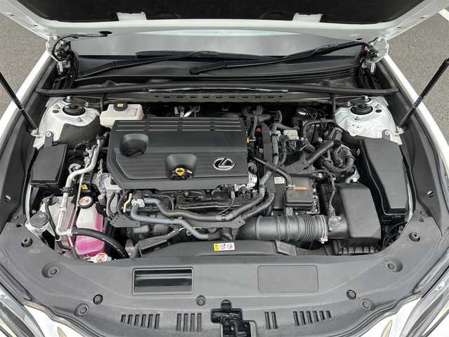 レクサス ＥＳ 300h Fスポーツ 栃木県 2022(令4)年 2.9万km ホワイトノーヴァガラスフレーク レクサスセーフティシステムプラス/・プリクラッシュセーフティ/・レーントレーシングアシスト/・ロードサインアシスト/・オートマチックハイビーム/・レーダークルーズコントロール/・パーキングサポートブレーキ/・ブラインドスポットモニター/・クリアランスソナー/サンルーフ/純正12.3インチディスプレイオーディオ/・フルセグTV/・Bluetooth/USB/FM/AM/・Apple CarPlay/Android Aut/パノラミックビューモニター/レザーシート/D/N席シートヒーター/D/N席シートクーラー/全席パワーシート/ステアリングヒーター/パドルシフト/革巻きステアリング/スマートキー×2/カードキー/プッシュスタート/電動パーキングブレーキ/オートホールド/LEDヘッドライト/フォグランプ/オートライト/純正19インチAW/純正フロアマット