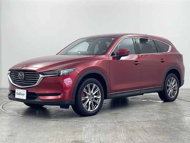 マツダ ＣＸ－８ XD プロアクティブ 群馬県 2022(令4)年 2.7万km ソウルレッドクリスタルM 純正１０.２５型ディスプレイオーディオ 全周囲カメラ　置くだけ充電　衝突被害軽減ブレーキ　ETC シートヒーター　ブラインドスポットモニター　アダプティブクルーズコントロール　LEDヘッドライト 禁煙