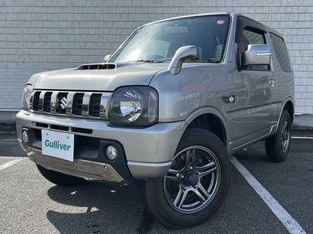 スズキ ジムニー ランドベンチャー 秋田県 2016(平28)年 3.1万km スチールシルバーM ・４WD/・ETC/・ナビ/・ワンセグTV/・AC/・リモコンキー/・シートヒーターD席/・ハーフレザー/・ハロゲンライト/・ABS/・ドアバイザー/・背面タイヤ/・純正アルミタイヤ