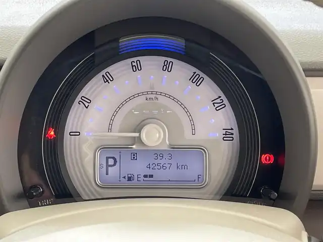 スズキ ラパン F リミテッド 愛知県 2017(平29)年 4.3万km フェニックスレッドパール シートヒーター　衝突軽減　禁煙　車線逸脱　カロッツェリアＣＤオーディオデッキ　レーダーブレーキサポート　ＨＩＤオートライト　プッシュスタート　アイドリングストップ　フロアマット　ドアバイザー　純正ＡＷ