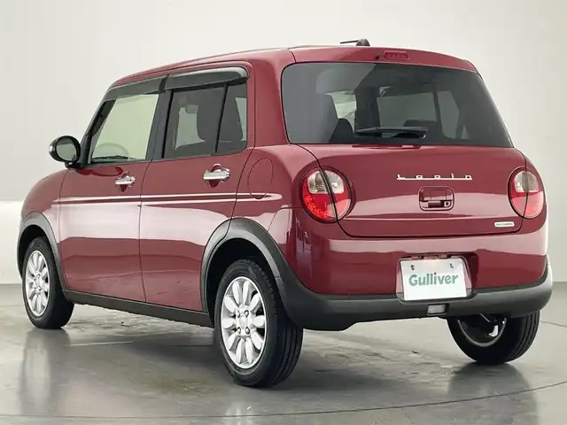 スズキ ラパン F リミテッド 愛知県 2017(平29)年 4.3万km フェニックスレッドパール シートヒーター　衝突軽減　禁煙　車線逸脱　カロッツェリアＣＤオーディオデッキ　レーダーブレーキサポート　ＨＩＤオートライト　プッシュスタート　アイドリングストップ　フロアマット　ドアバイザー　純正ＡＷ