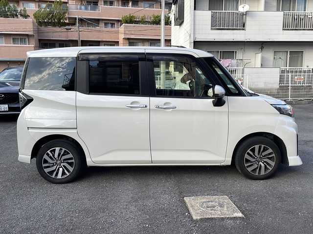 トヨタ ルーミー カスタムG 宮崎県 2021(令3)年 3.2万km パールホワイトⅢ 社外SDナビ/フルセグテレビ/Bluetooth/バックカメラ/アイドリングストップ/クルーズコントロール/ドアバイザー/プッシュスタート/両側パワースライドドア/ETC/前後ドライブレコーダー/純正フロアマット/コーナーセンサー/オートライト/デイライト