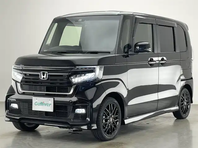 ホンダ Ｎ ＢＯＸ カスタム L ターボ スタイル+ブラック 愛知県 2022(令4)年 3万km クリスタルブラックパール 純正８型ナビ　純正１２．８型後席モニター　バックカメラ　シートヒーター　ハーフレザー　両側パワスラ　純正ドラレコ　ＥＴＣ　電動パーキング　ホンダセンシング　衝突軽減　追従クルコン　パドルシフト　ＬＥＤオートライト　フォグランプ　リヤパーキングセンサー　禁煙車