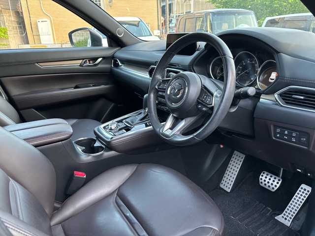 マツダ ＣＸ－８ XD Lパッケージ 福岡県 2018(平30)年 3.3万km スノーフレイクホワイトパールマイカ ワンオーナー/純正ナビ/（AM/FM/CD/DVD/SD/Bluetooth/USB/AUX/ワンセグTV）/クルーズコントロール追従あり/レーンキープ/パーキングアシスト/TCS/アイドリングストップ/アラウンドビューモニター/ハンズフリー/ビルドインETC/ドライブレコーダー（SD無し）/プッシュスタート/ハンドルヒーター/シートヒーター（運転席/助手席）/パワーシート（運転席/助手席）/純正アルミホイール/純正フロアマット/オートライト/フォグランプ/電格ミラー/保証書/取扱説明書