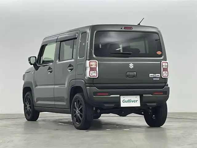 スズキ ハスラー HYBRID X 福島県 2022(令4)年 3.4万km クールカーキPM 純正ナビゲーション/【CD/DVD/Bluetooth/フルセグTV】/・全方位モニター/・ドライブレコーダー/衝突軽減ブレーキ/レーンキープアシスト/車線逸脱警報装置/後方コーナーセンサー/レーダークルーズコントロール/運転席＋助手席シートヒーター/LEDヘッドライト/・オートライト/・フロントフォグライト/ステアリングスイッチ/ABS/横滑り防止装置/アイドリングストップ/電動格納ミラー/純正フロアマット/ドアバイザー/プッシュスタート/・スマートキー