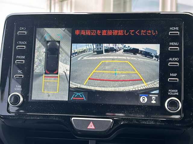 トヨタ ヤリスクロス ハイブリッド Z 静岡県 2023(令5)年 3.7万km ブラックマイカ 純正ディスプレイオーディオ/・アラウンドビューモニター/・フロントカメラ/・サイドカメラ/・USB/・Bluetooth/・AppleCarPlay/・AndroidAuto/主要装備/・プッシュスタート/・ETC車載器/・前後ドライブレコーダー/・前席シートヒーター/・ステアリングヒーター/・純正18インチAW/・オートマチックハイビーム/・LEDヘッドライト/・運転席パワーシート/・ハーフレザーシート/・純正フロアマット/安全装備/・プリクラッシュセーフティ/・レーンディパーチャーアラート/・レーダークルーズコントロール/・前後ソナー/・パーキングサポートブレーキ/・ロードサインアシスト