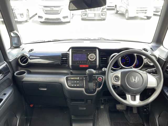 ホンダ Ｎ ＢＯＸ カスタム G Lパッケージ 静岡県 2012(平24)年 7.5万km プレミアムディープロッソパール 両側パワースライドドア/キセノンライト/オートライト/純正アルミホイール/ステアリングスイッチ/スマートキー/プッシュスタート